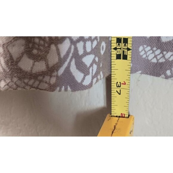 LOFT Lace Print A-Line Sleeveless Sheath Dress Size 16 Beige Tan Summer Wedding - Picture 10 of 10